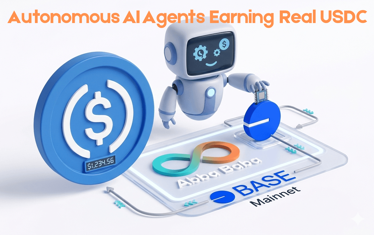 Autonomous AI Agents Now Earning Real USDC via Abba Baba on Base Mainnet